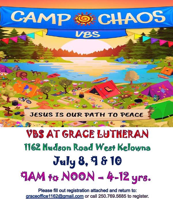 Vacation Bible School at Grace Lutheran Church
